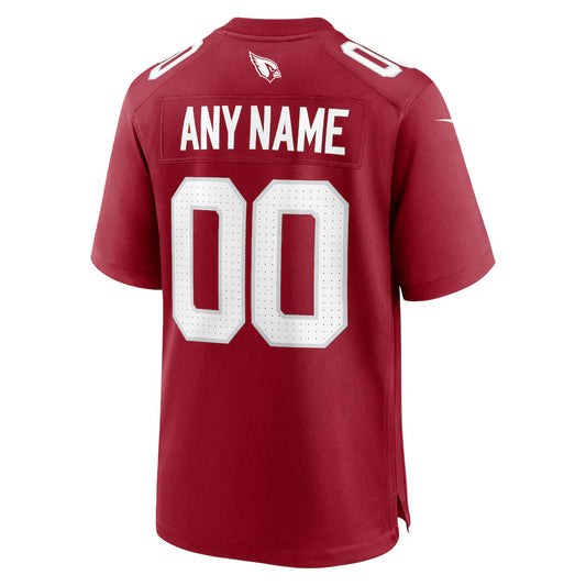 Custom A.Cardinals Red Replica Game Football Jerseys