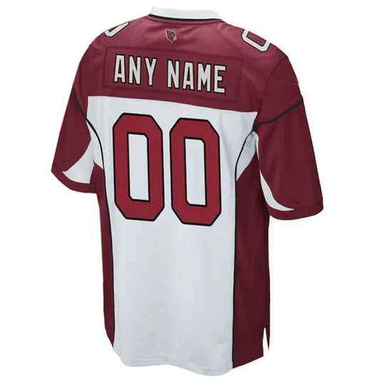 Custom A.Cardinals White-Red Game Stitched Football Jerseys