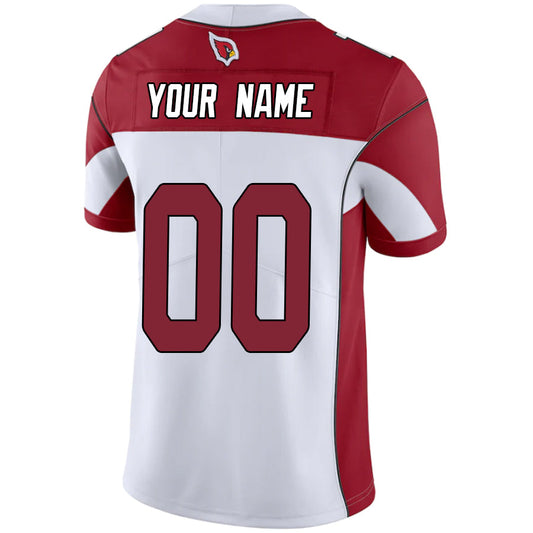 Custom A.Cardinals White-Red Vapor Untouchable Elite Stitched Football Jerseys