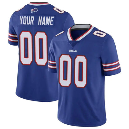 Custom B.Bills White Game Football Jerseys