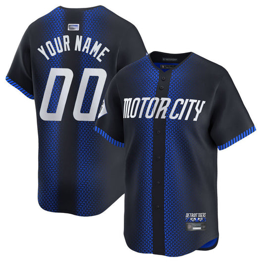 Custom D.Tigers City Connect Limited Vintage Baseball Jerseys