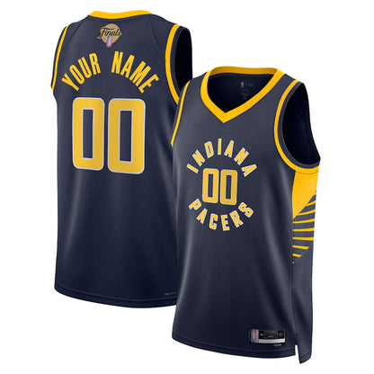 Custom IN.Pacers Navy Swingman Icon Edition Basketball Jerseys