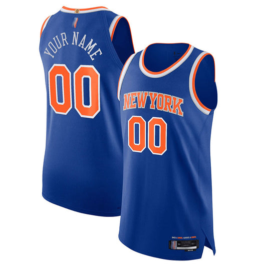 Custom NY.Knicks White Classic Edition Swingman Basketball Jerseys
