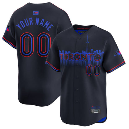 Custom T.Blue Jays Personalized City Connect Limited Baseball Jerseys