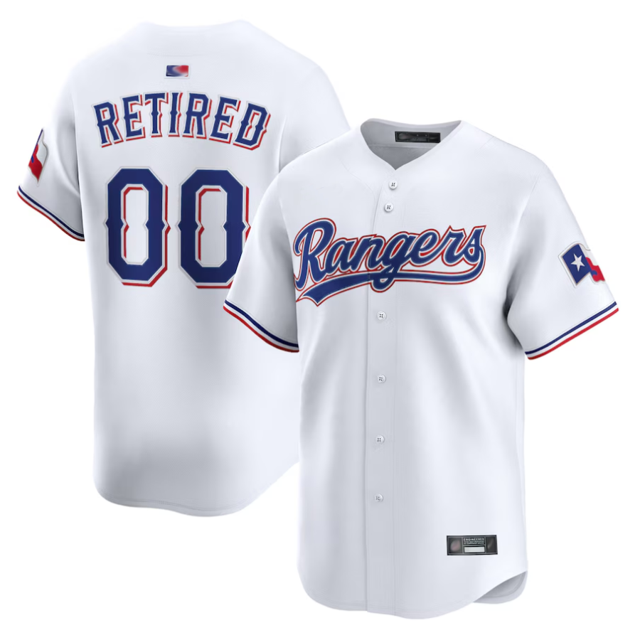 Custom T.Rangers White Home Limited Pick-A Baseball Jerseys