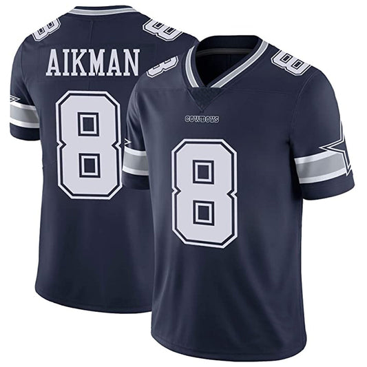 D.Cowboys #8 Troy Aikman Player Navy Vapor Untouchable Limited Football Jerseys