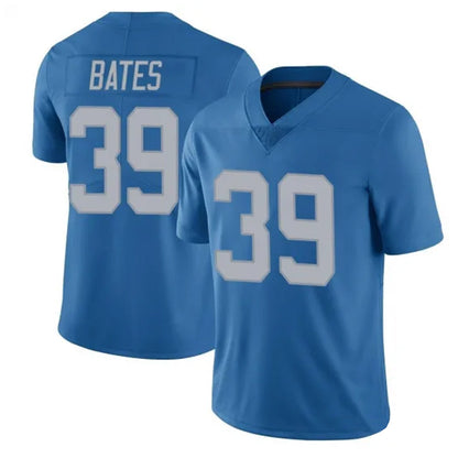D.Lions #39 Jake Bates Player Blue Vapor Limited Football Jerseys