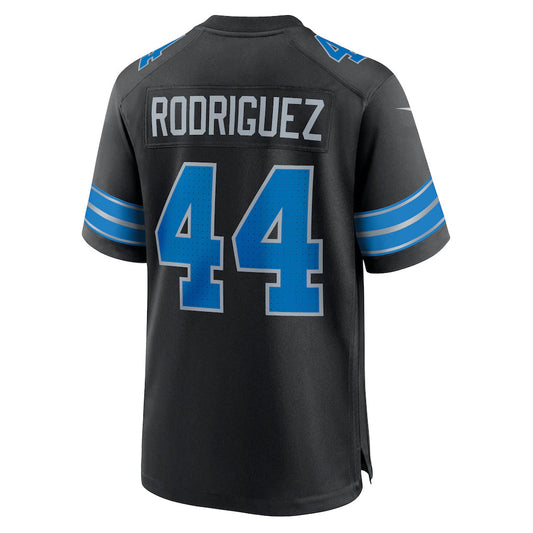 D.Lions #44 Malcolm Rodriguez Player Black Home Game Football Jerseys