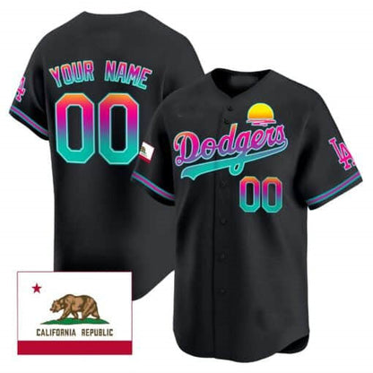 Custom LA.Dodgers City Style Vapor Premier Limited Stitched Baseball Jerseys