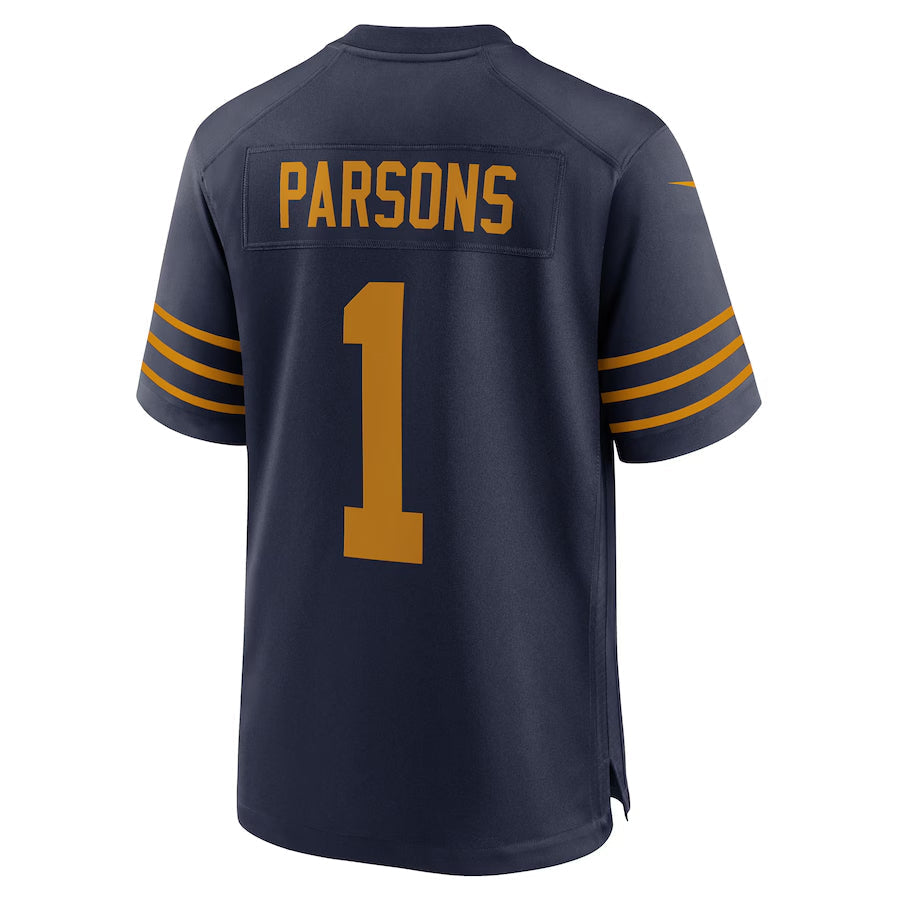 GB.Packers #1 Micah Parsons Player Navy The 1923 Classic Home Game Football Jerseys