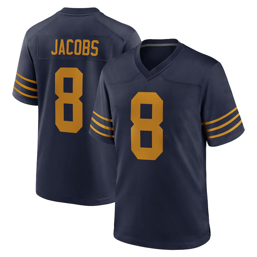 GB.Packers #8 Josh Jacobs Player Navy The 1923 Classic Game Football Jerseys