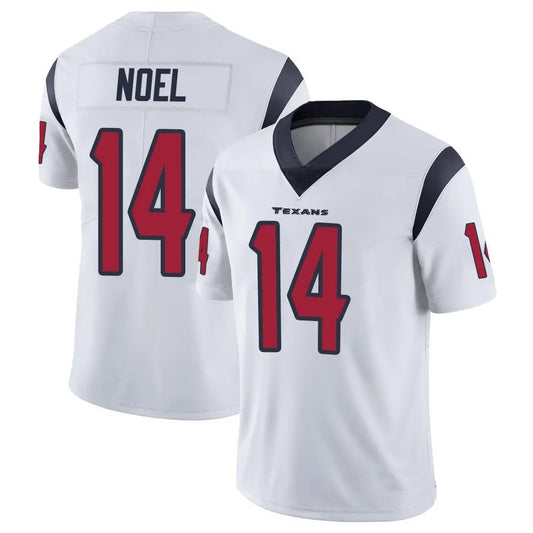 H.Texans #14 Jaylin Noel Player White Vapor Limited Football Jerseys