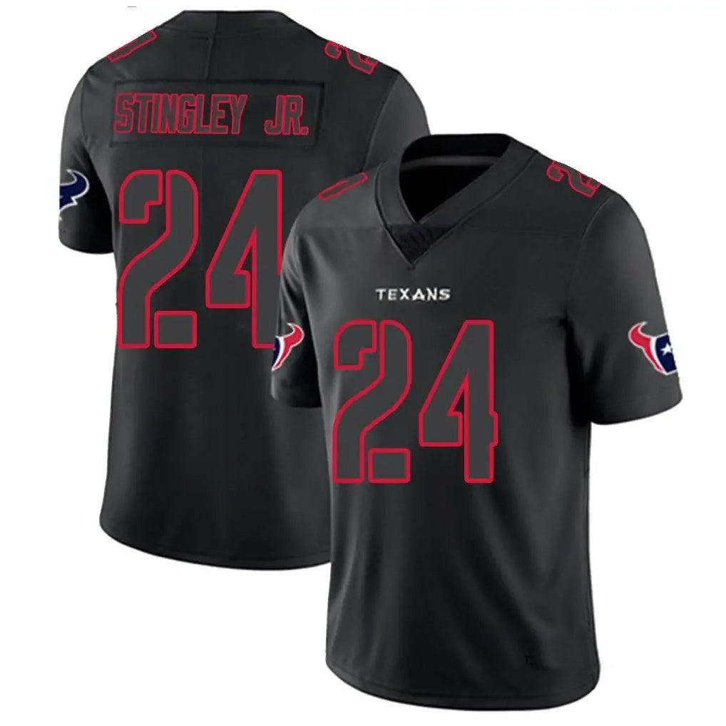 H.Texans #24 Derek Stingley Jr. Player Limited Black Impact Football Jerseys