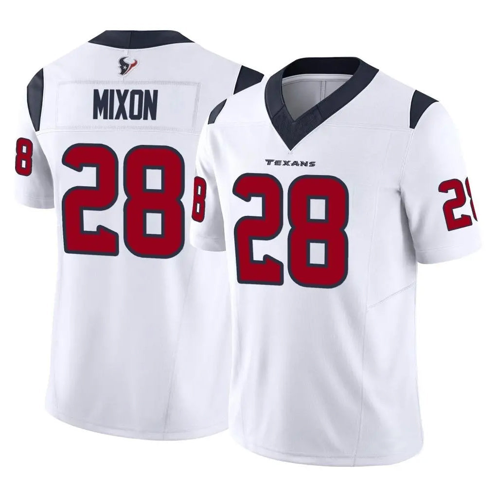 H.Texans #28 Joe Mixon Player White Vapor F.U.S.E. Limited Football Jerseys