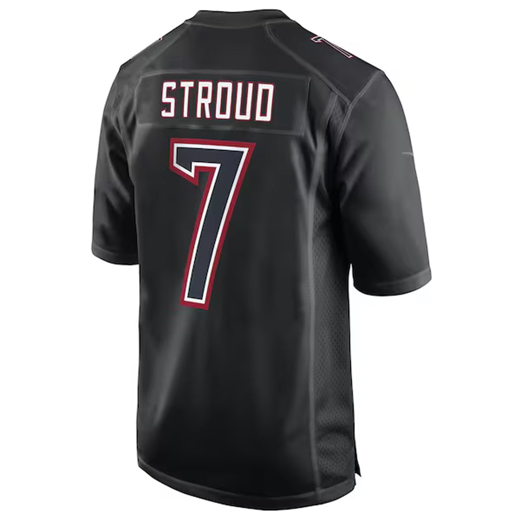 H.Texans #7 C.J. Stroud Player Black Fashion Game Football Jerseys