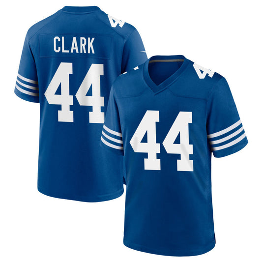 IN.Colts #44 Dallas Clark Player Royal Alternate Game Football Jerseys