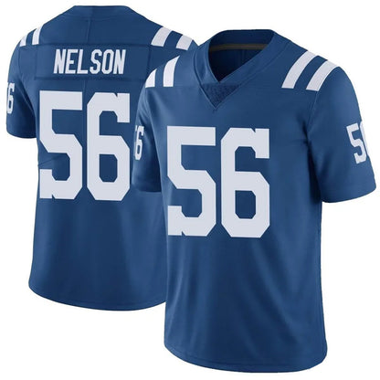 IN.Colts #56 Quenton Nelson Player Blue Limited Game Football Jerseys
