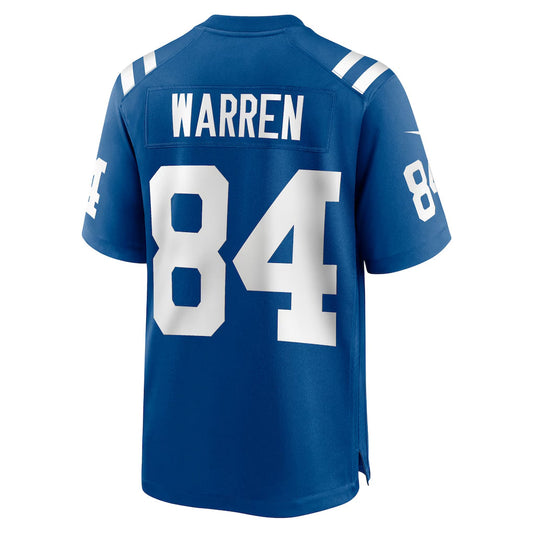 IN.Colts #84 Tyler Warren Player Royal Home Game Football Jerseys