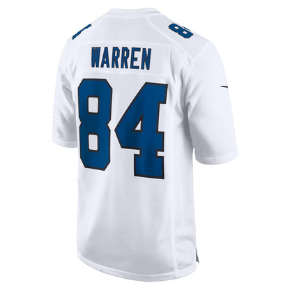 IN.Colts #84 Tyler Warren Player Whtie Tundra Fashion Game Football Jerseys