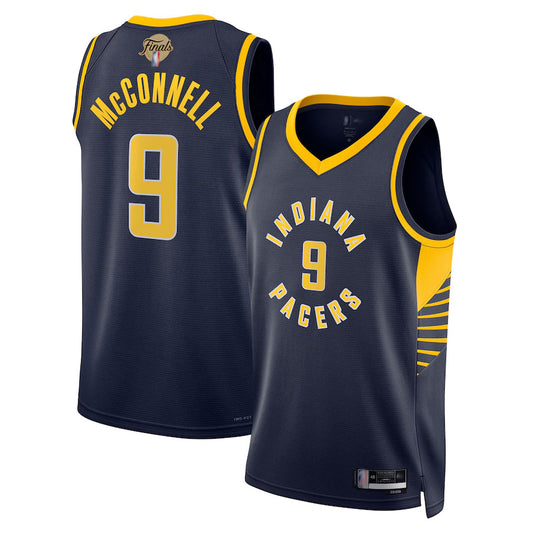 IN.Pacers #9 T.J. McConnell Player Navy Swingman Icon Edition Basketball Jerseys