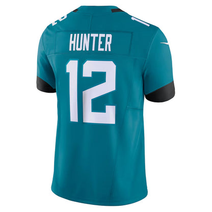 J.Jaguars #12 Travis Hunter Player Teal Vapor Limited Game Football Jerseys