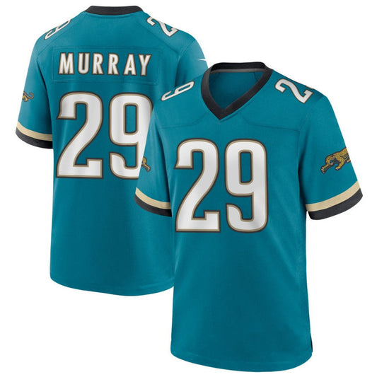J.Jaguars #29 Eric Murray Player Teal Prowler Throwback Game Football Jerseys