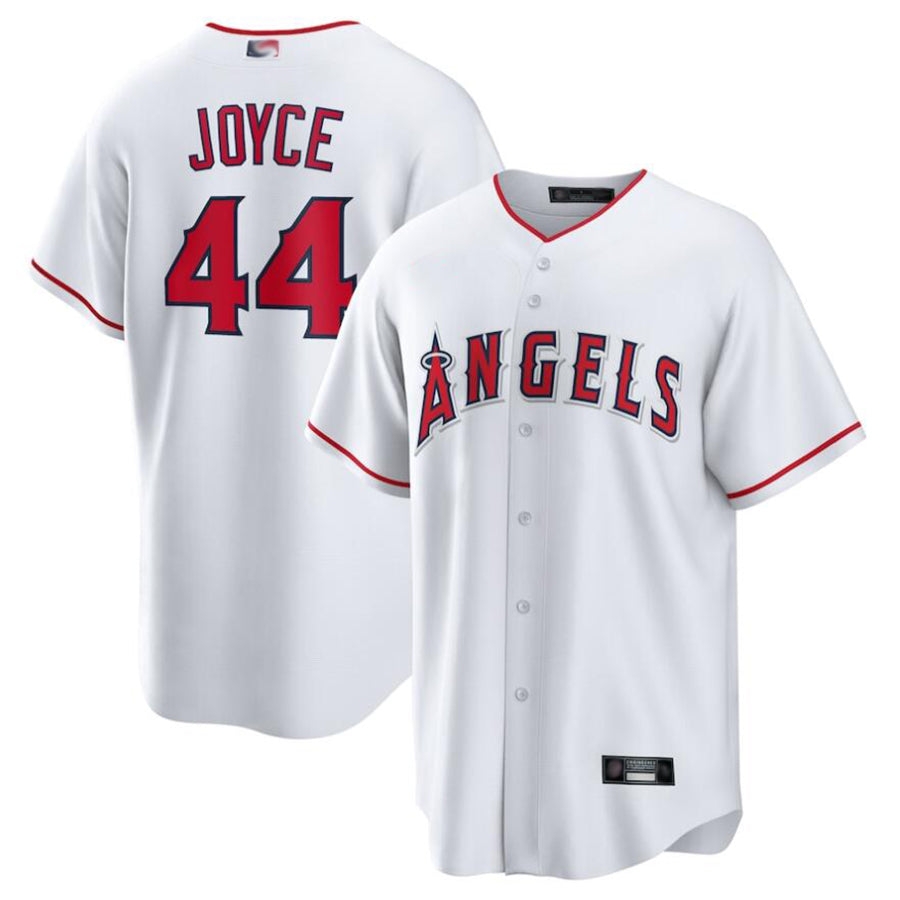 LA.Angels #44 Ben Joyce Player White Home Replica Baseball Jerseys