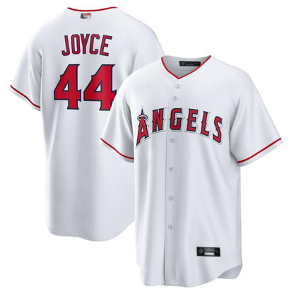 LA.Angels #44 Ben Joyce Player White Home Replica Baseball Jerseys