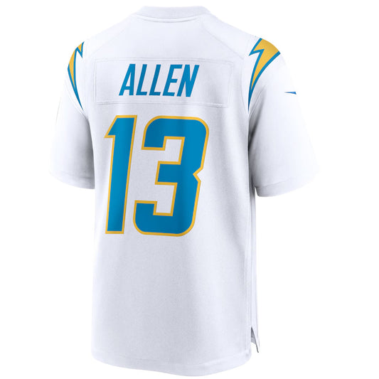 LA.Chargers #13 Keenan Allen Player White Home Game Football Jerseys