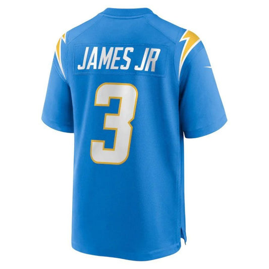 #3 Derwin James Jr. Player LA.Chargers Blue Game Football Jerseys