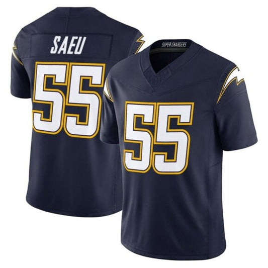 LA.Chargers #55 Junior Seau Player Navy Vapor F.U.S.E Limited Football Jerseys