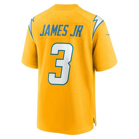 LA.Chargers Derwin James Jr. Player Gold Alternate Game Football Jerseys
