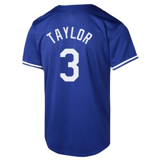 LA.Dodgers #3 Chris Taylor Player Royal Limited Alternate Baseball Jerseys