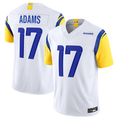 LA.Rams #17 Davante Adams Player White F.U.S.E. Limited Football Jerseys