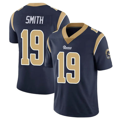 LA.Rams #19 Xavier Smith Player Navy Vapor Limited Football Jerseys