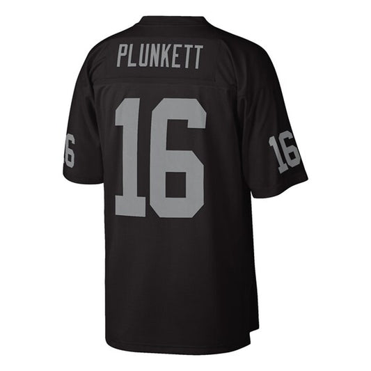 LV.Raiders #16 Jim Plunkett Player Mitchell & Ness Black 1980 Legacy Replica Football Jerseys
