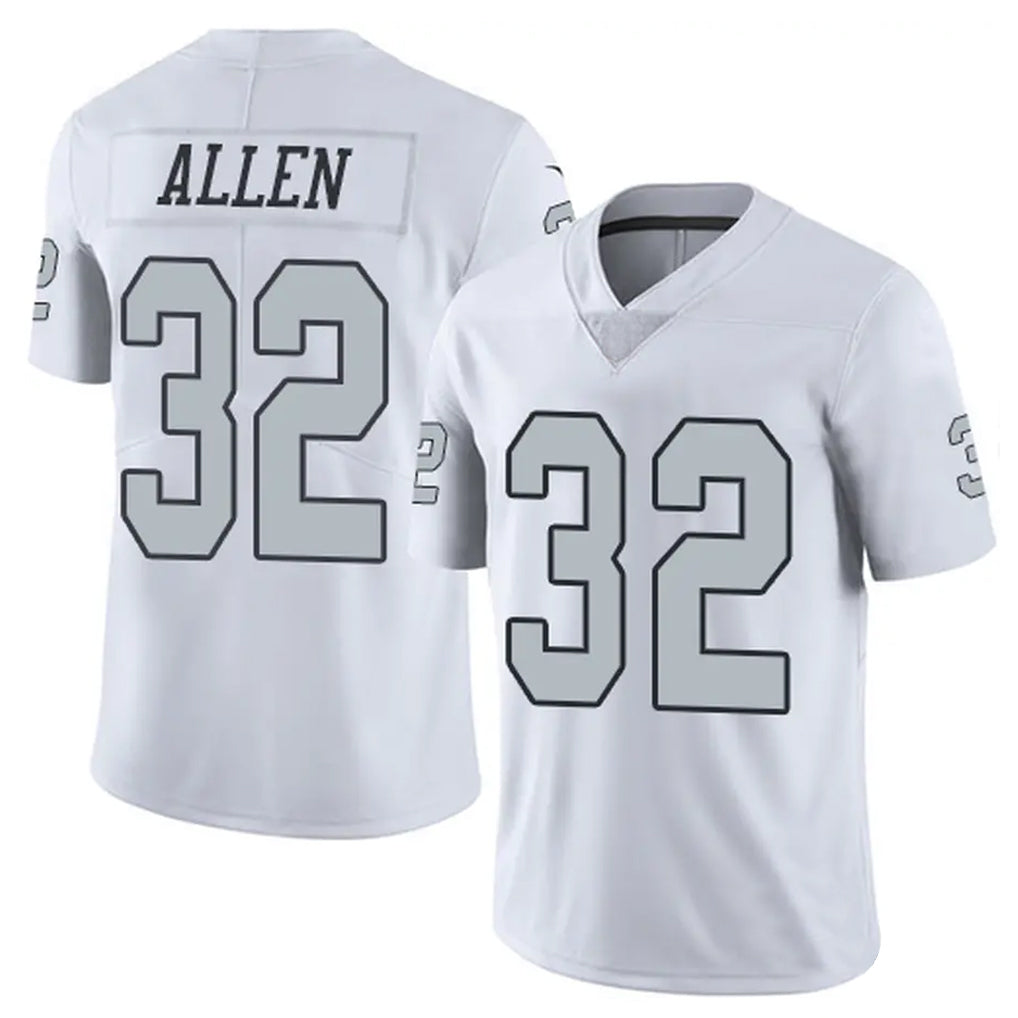 LV.Raiders #32 Marcus Allen Player White Alternate Vapor Limited Football Jerseys
