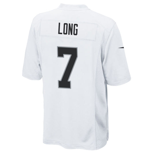 LV.Raiders #7 Geno Smith Player White Home Game Football Jerseys