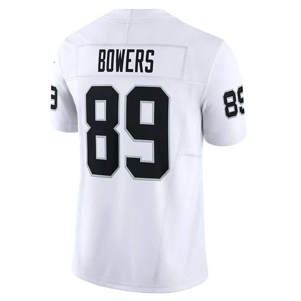 LV.Raiders #89 Brock Bowers Player White Vapor F.U.S.E Limited Football Jerseys