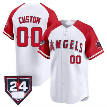 Custom LA.Angels Spring Training Patch Vapor Premier Limited Baseball Jerseys