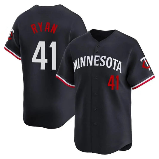 M.Twins #41 Joe Ryan Player Navy Home Limited Baseball Jerseys