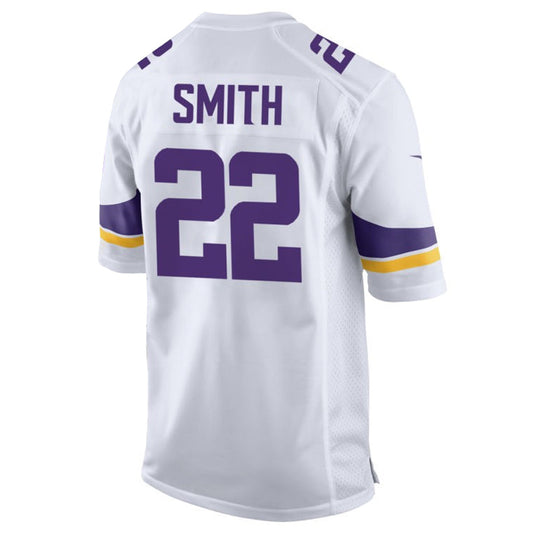 MN.Vikings #22 Harrison Smith Player White Home Game Football Jerseys