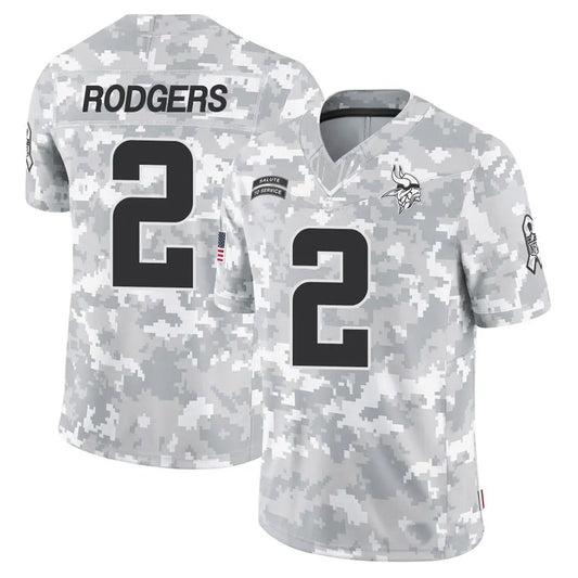 MN.Vikings #2 Isaiah Rodgers Player Arctic Camo Salute to Service Limited Football Jerseys