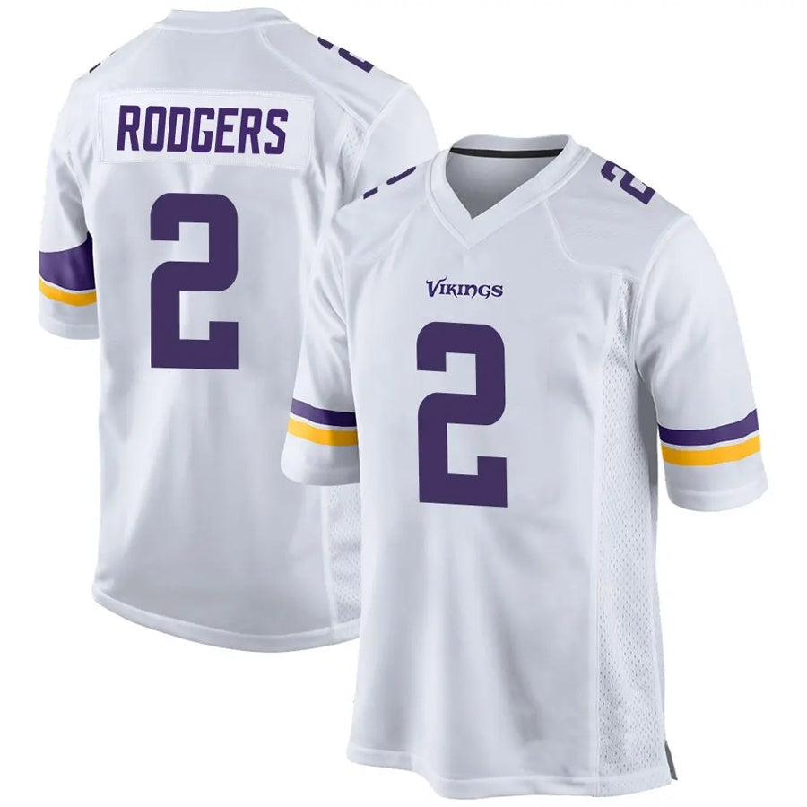 MN.Vikings #2 Isaiah Rodgers Player White Home Game Football Jerseys