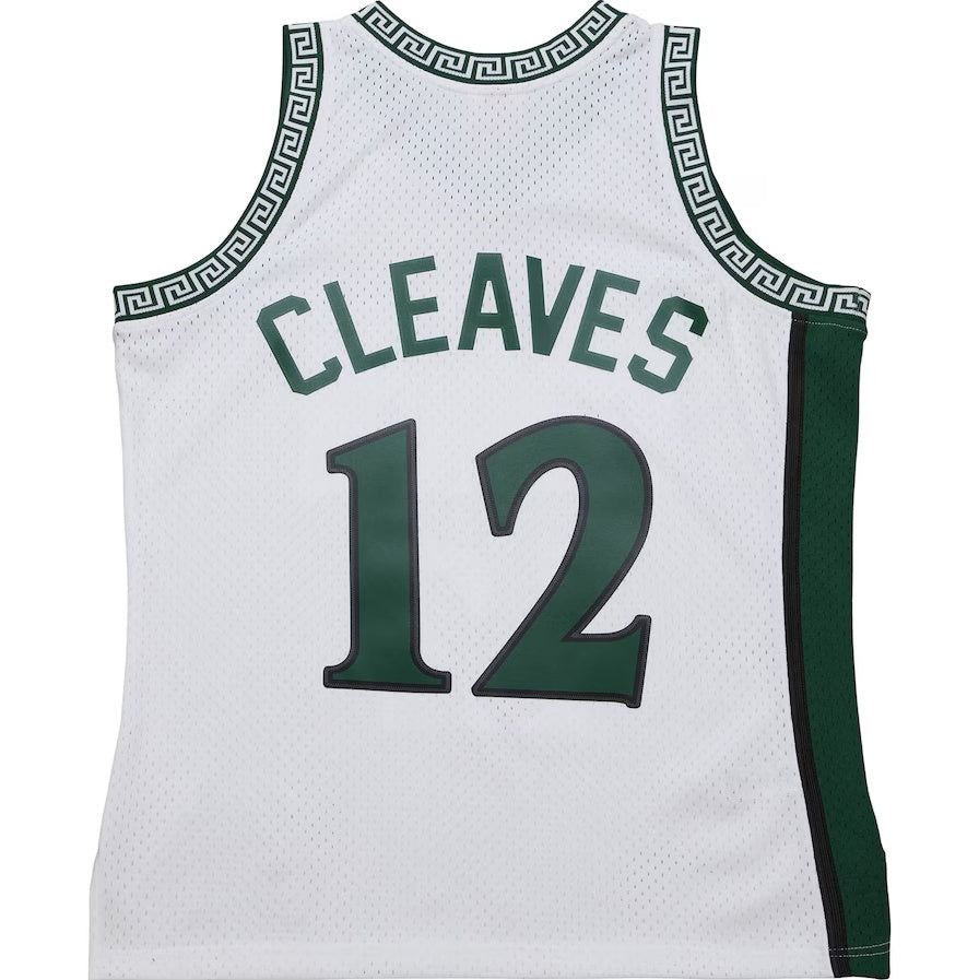 M.State Spartans  #12 Mateen Cleaves Player 125th Basketball Anniversary 1999 Throwback Fashion Jersey ¨C White Stitched American College Jerseys