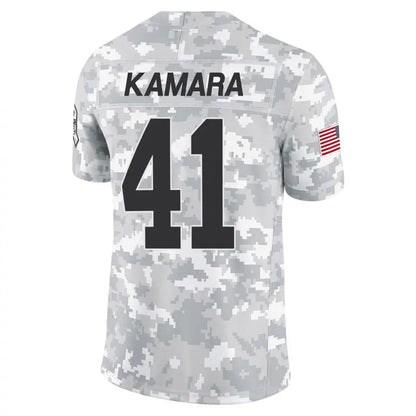NO.Saints #41 Alvin Kamara Player Arctic Camo Salute to Service Limited Football Jerseys