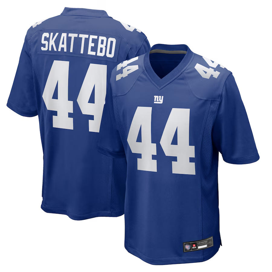 NY.Giants #44 Cam Skattebo Player Royal Team Game Football Jerseys