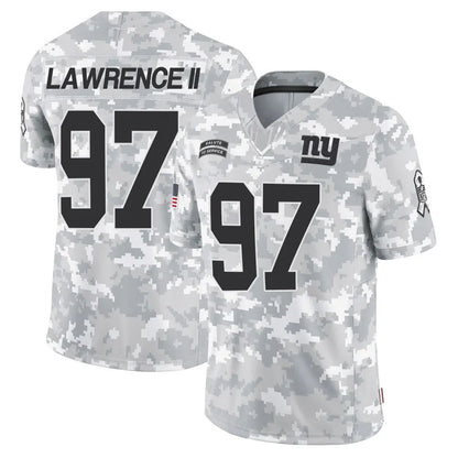 NY.Giants #97 Dexter Lawrence II Player Arctic Camo Salute to Service Limited Football Jerseys