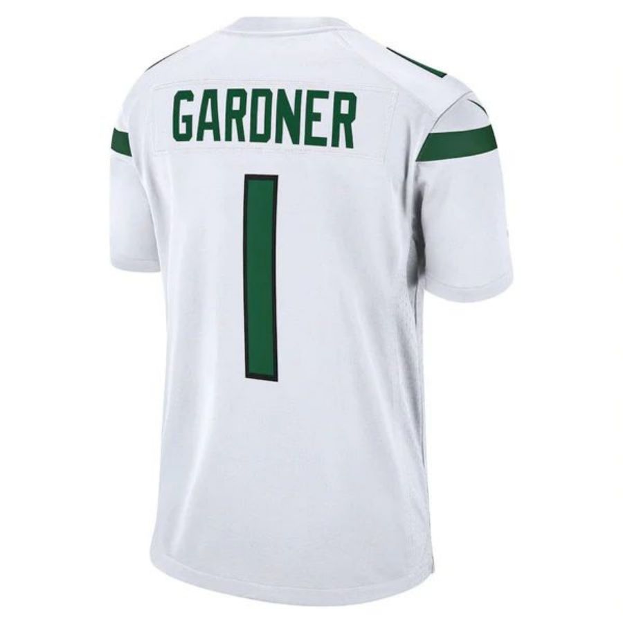 #1 Ahmad Sauce Gardner Player NY.Jets White Game Football Jerseys