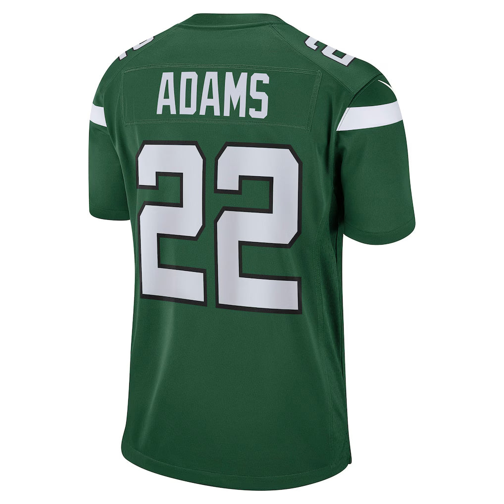 NY.Jets #22 Tony Adams Player Green Game Football Jerseys